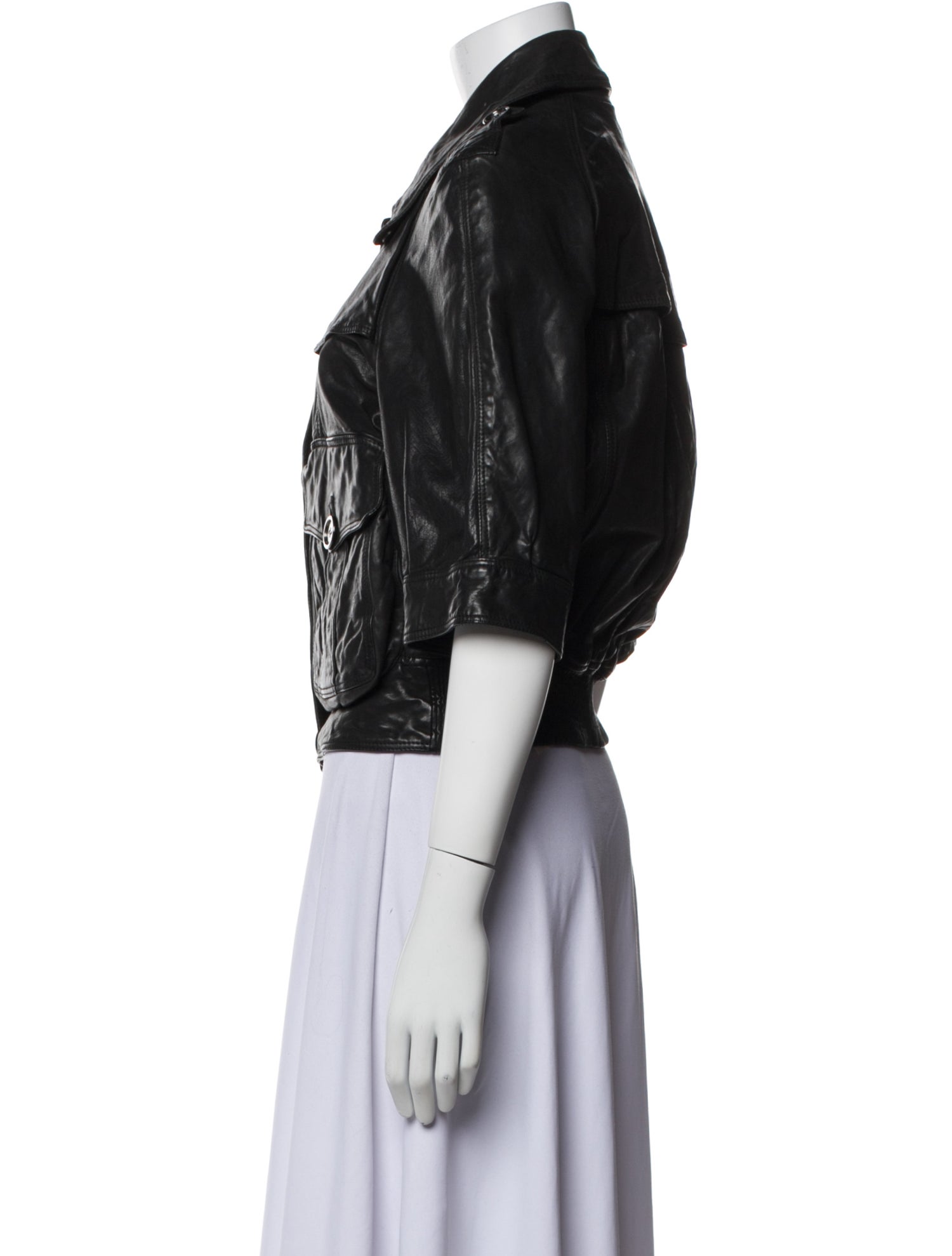 Burberry Brit Calf Leather Jacket